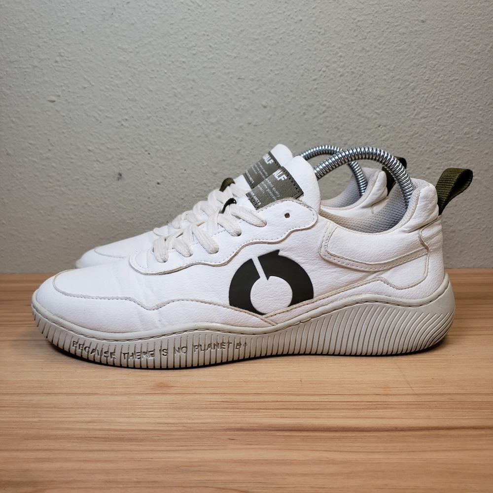 Ecoalf Womens Size 8.5 Trainers Sneakers White Pineapple Leaf Fiber Eco Friendly